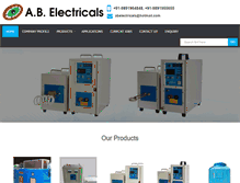 Tablet Screenshot of abelectricals.com